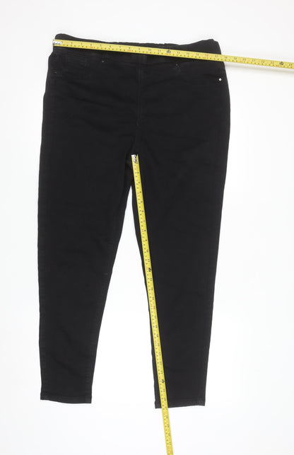Yours Clothing Women's Black Jenny Jegging Size 20 Plus Fit