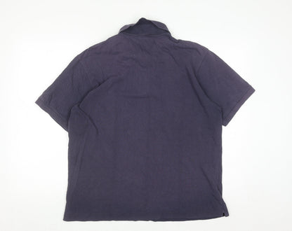 Lacoste Men's Blue Cotton Polo Shirt Size XL Regular Fit