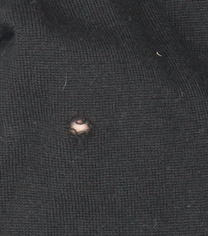 Marks and Spencer Women’s Black Merino Wool Roll Neck Jumper Size 10