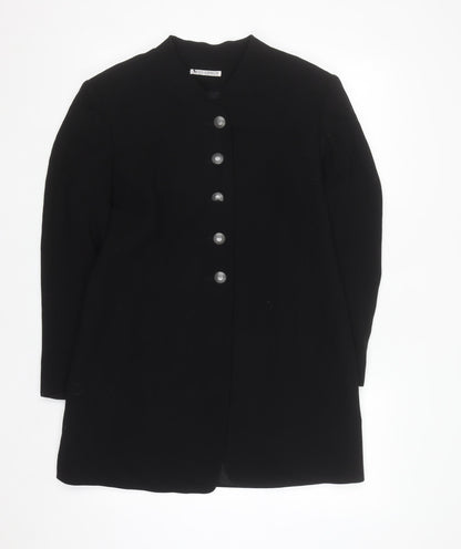 Louise Kennedy Women's Black Wool Blend Long Blazer UK 14
