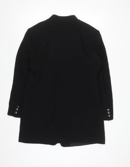 Louise Kennedy Women's Black Wool Blend Long Blazer UK 14