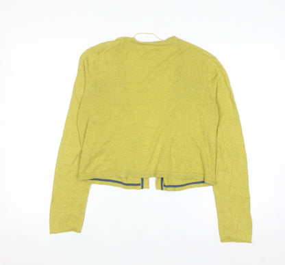 Seasalt Cornwall Women Green Size 12 Cotton Cardigan