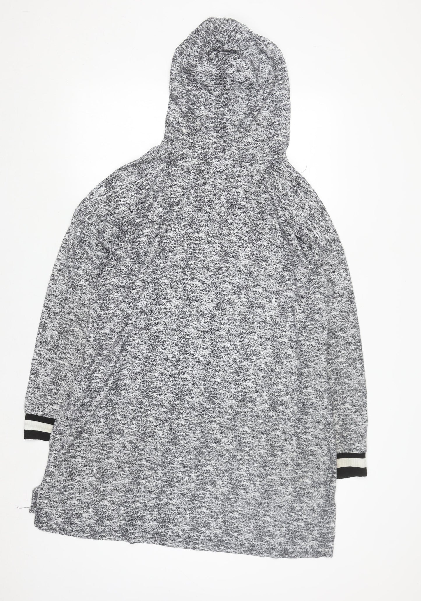 DKNY Women's Grey Pullover Hoodie Sweatshirt Size L Comfortable Casual