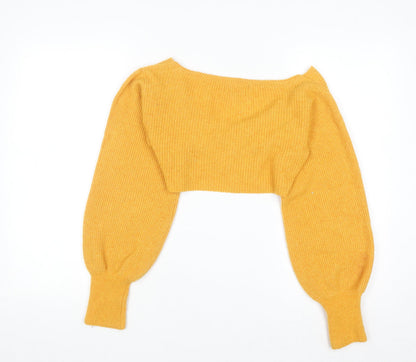 Urban Outfitters Women’s Yellow Knit Shrug Jumper XS