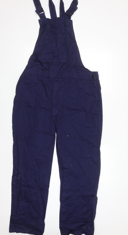 Artillery Drill Men's Blue Cotton Dungarees Size 40 Workwear