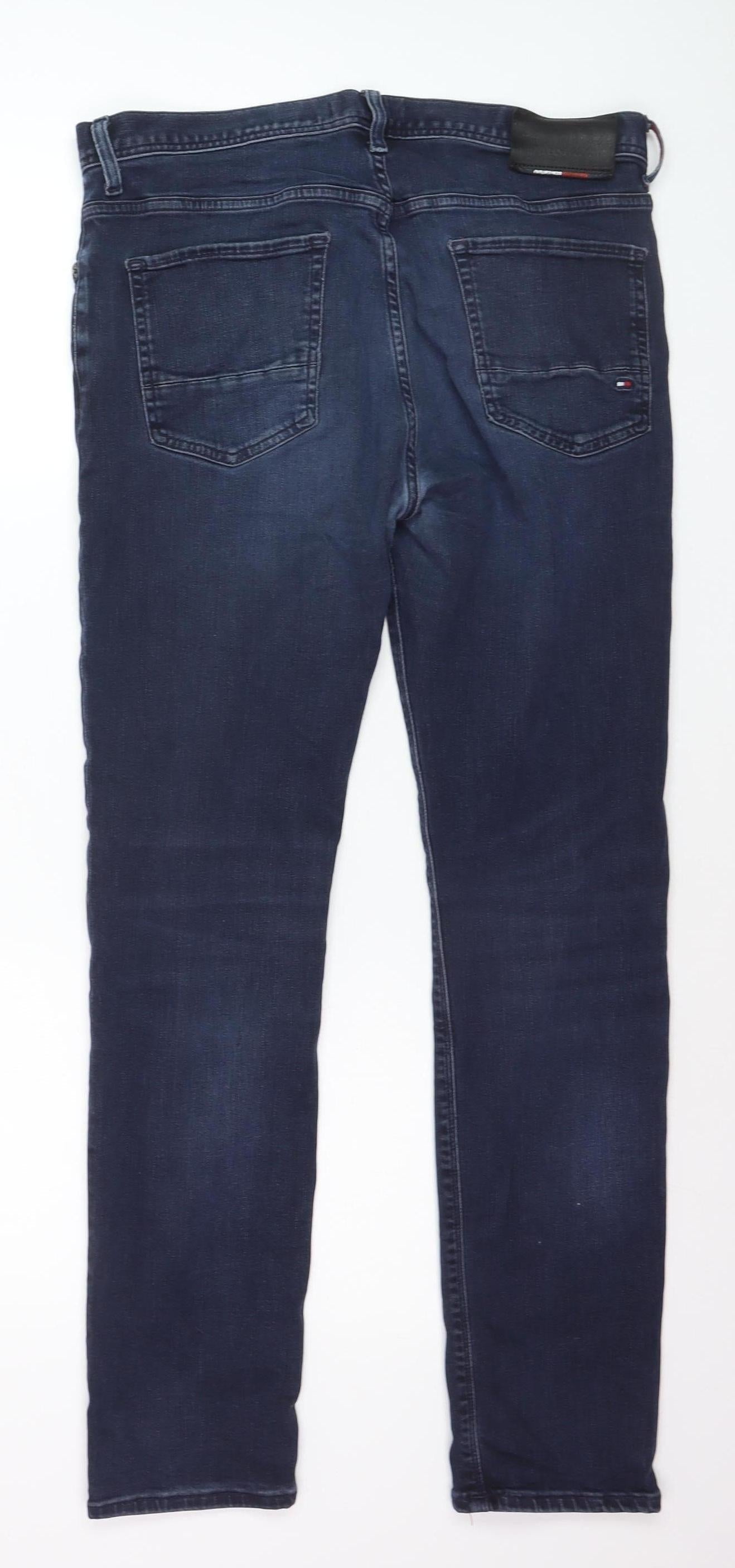 Tommy Hilfiger Women Blue Slim Fit Bleecker Stretch Jeans Size 14