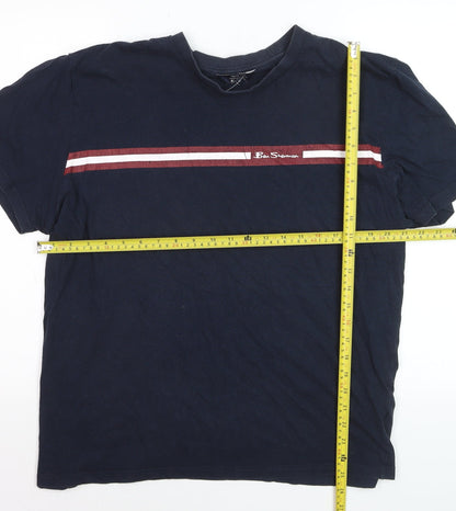 Ben Sherman Men's Dark Navy XL Cotton Graphic T-Shirt
