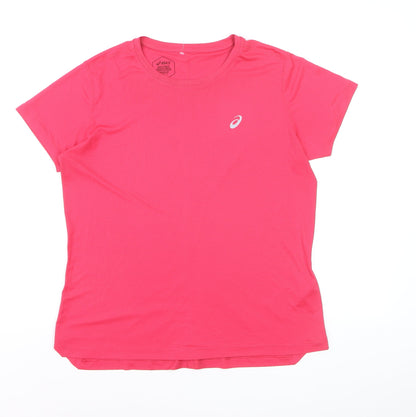 ASICS Women's Pink M Lightweight Running T-Shirt