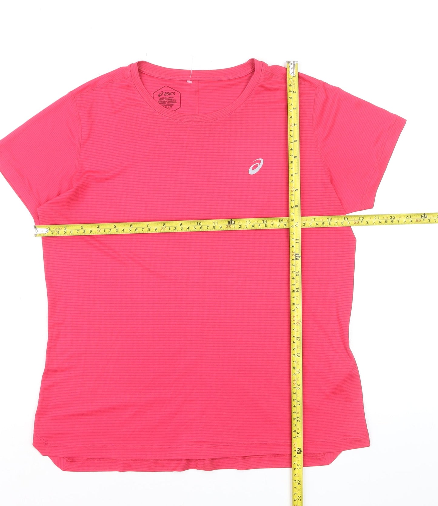 ASICS Women's Pink M Lightweight Running T-Shirt