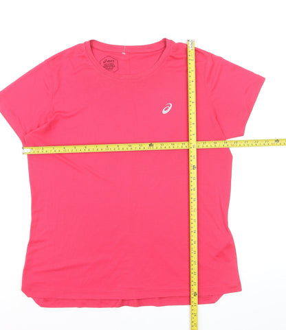 ASICS Women's Pink M Lightweight Running T-Shirt