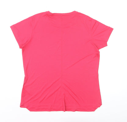 ASICS Women's Pink M Lightweight Running T-Shirt