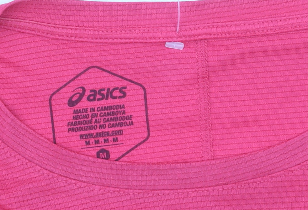 ASICS Women's Pink M Lightweight Running T-Shirt