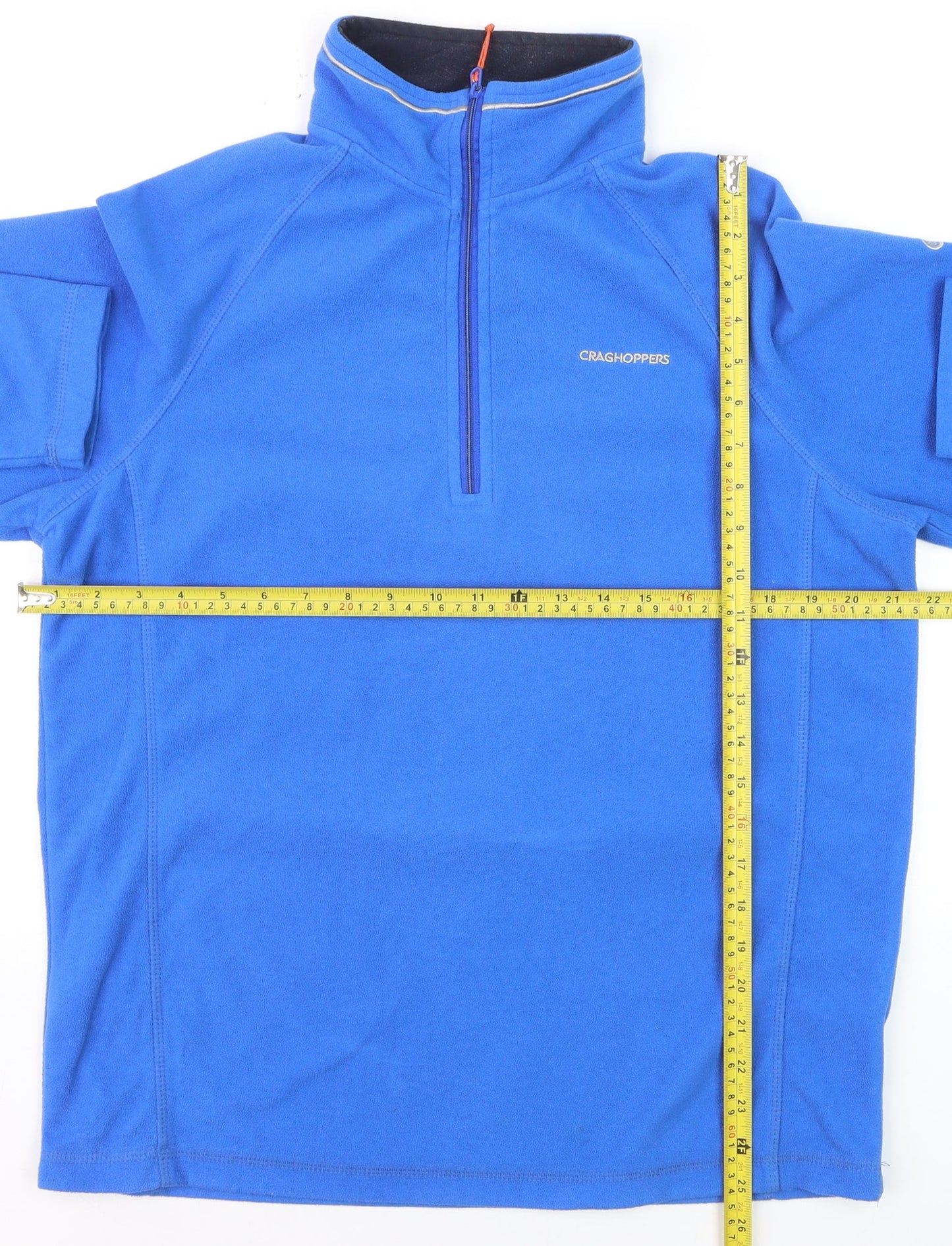 Craghoppers Men's Blue Fleece 1/4 Zip Pullover Sweatshirt M