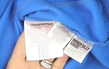 Craghoppers Men's Blue Fleece 1/4 Zip Pullover Sweatshirt M