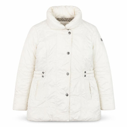 Wega Fashion Women's Ivory Puffer Jacket Size 14 Winter Coat