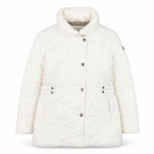 Wega Fashion Women's Ivory Puffer Jacket Size 14 Winter Coat