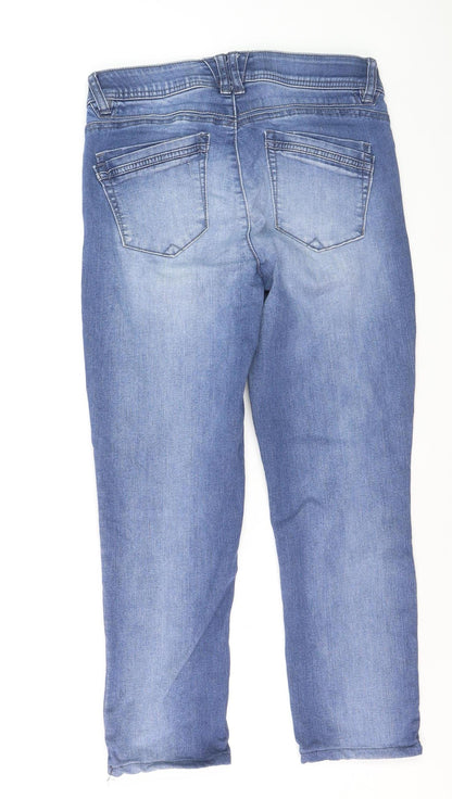 Democracy Womens Blue Size 10 Mid Rise Skinny Stretch Jeans