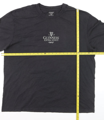 Primark x Guinness Men's Black XL Graphic Beer T-Shirt