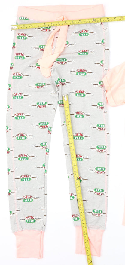 Love To Lounge Friends Central Perk Pink Pyjama Set Women’s Size S 6-8