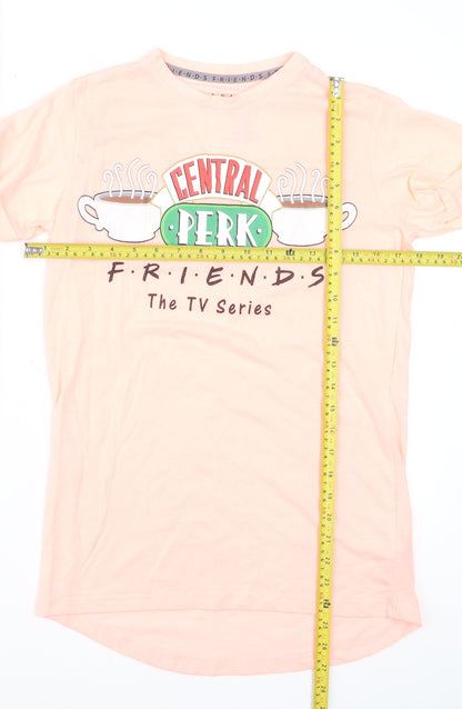Love To Lounge Friends Central Perk Pink Pyjama Set Women’s Size S 6-8