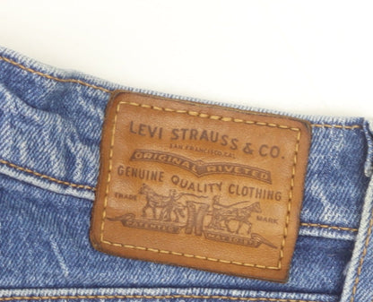 Levi's Women's Blue Wedgie Straight High Rise Jeans Size 24