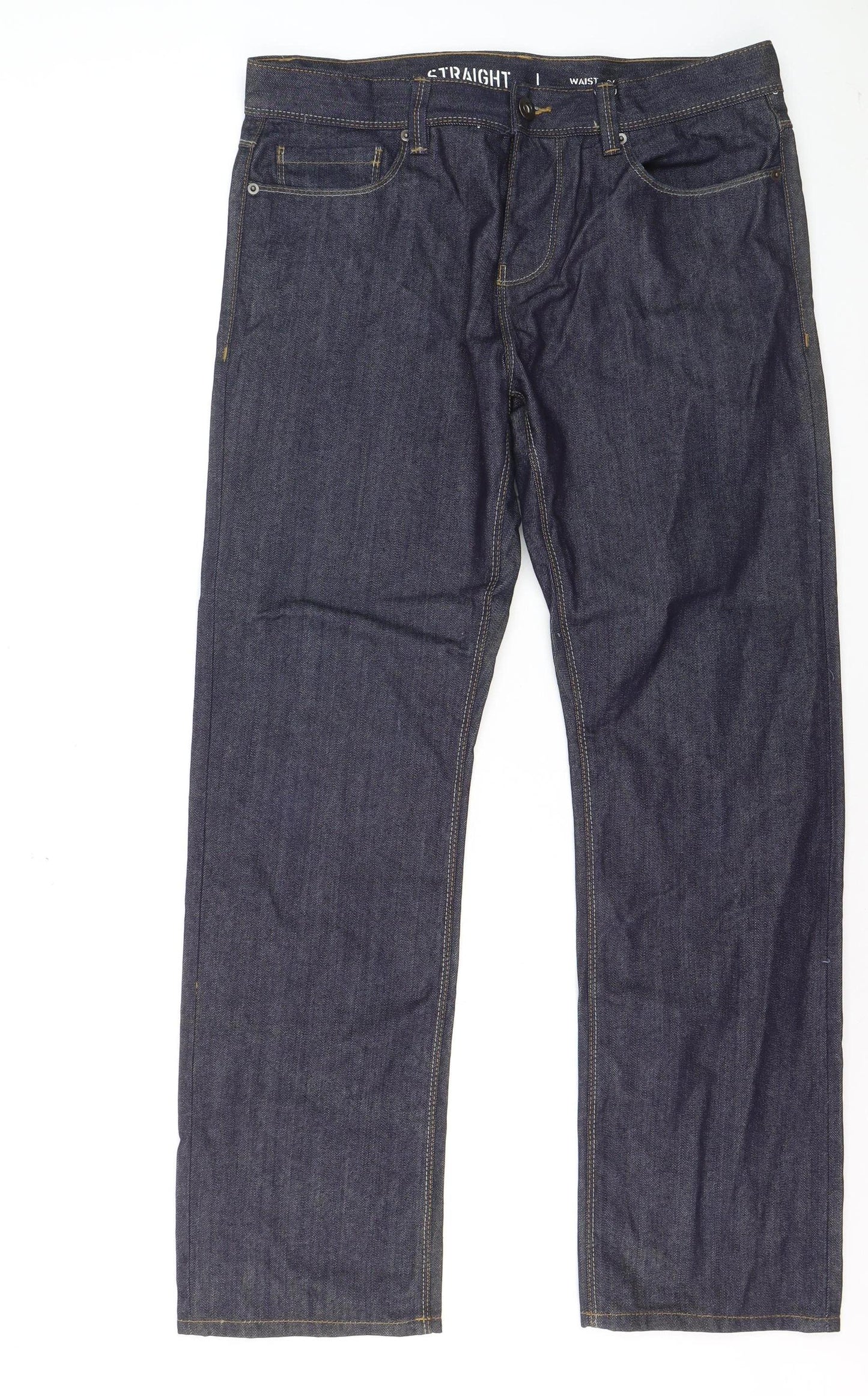 Denim Co. Women’s Blue Straight Leg Jeans Size 16 Regular Fit