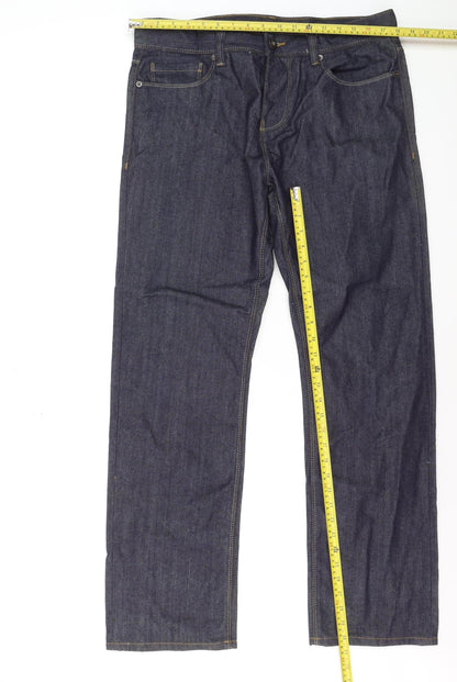 Denim Co. Women’s Blue Straight Leg Jeans Size 16 Regular Fit