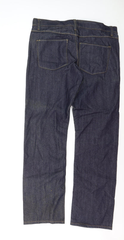 Denim Co. Women’s Blue Straight Leg Jeans Size 16 Regular Fit