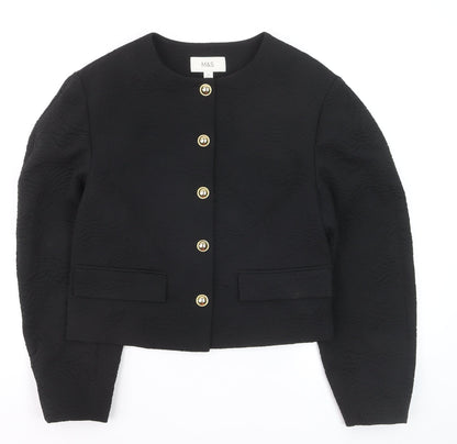 Marks and Spencer Women’s Black Size 10 Button Cardigan Jacket