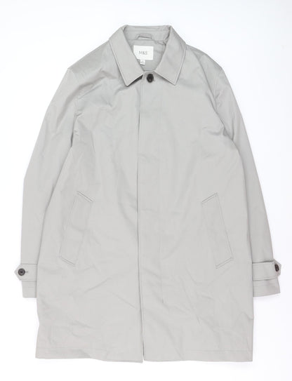 Marks and Spencer Women’s Grey Long Trench Coat Size L