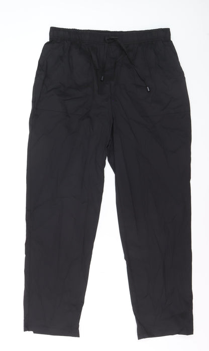 Primark Women Black Jogger Trousers M Lightweight Casual