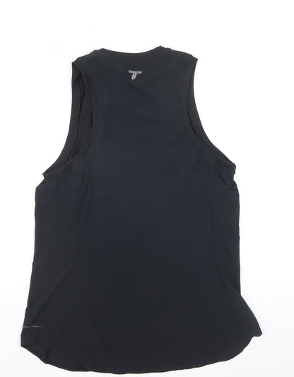 Columbia Women Black Tank Top L Sleeveless Quick Dry Sportswear