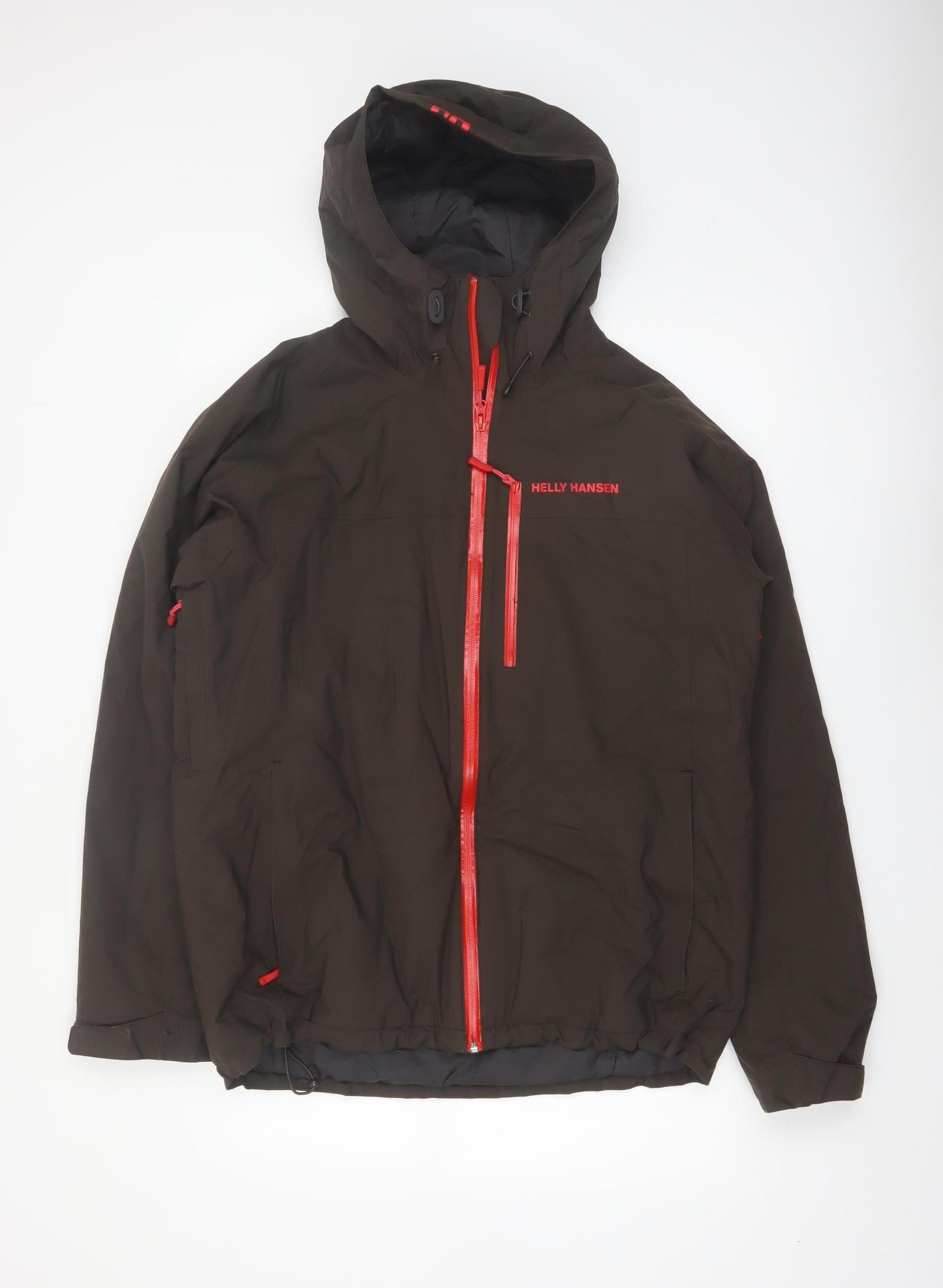 Helly Hansen Men's Black Hooded Waterproof Outdoor Jacket L