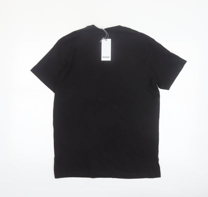 McKenzie Men's Black Graphic Cotton Short Sleeve T-Shirt Size S