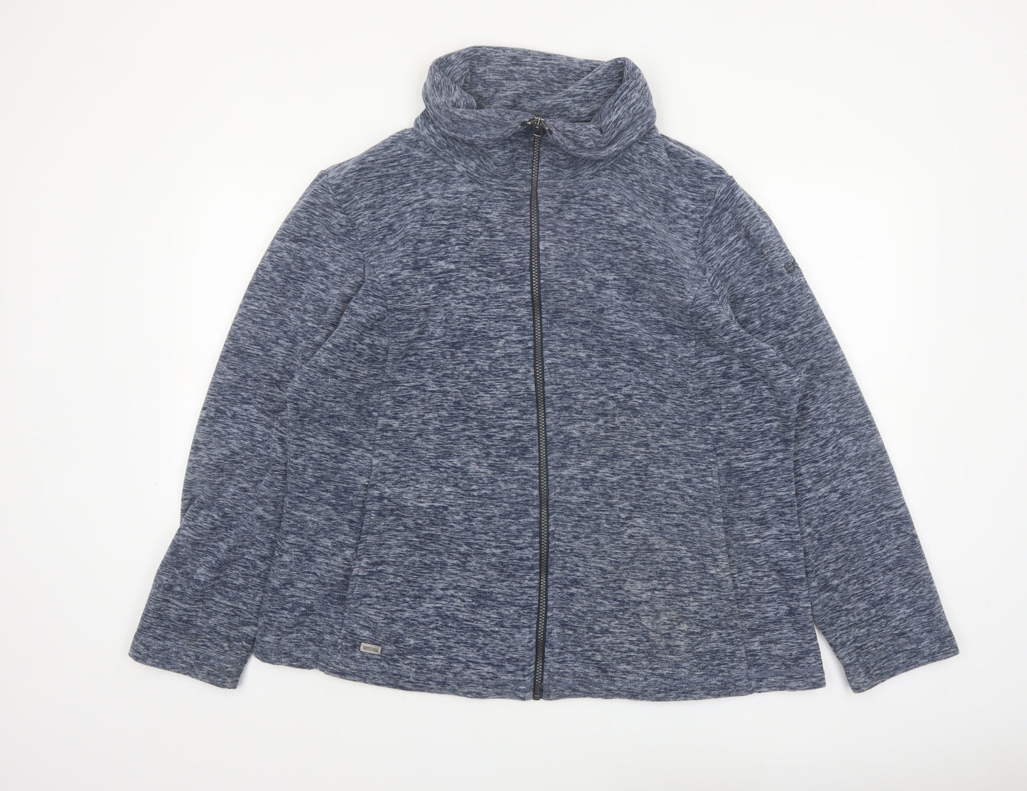 Regatta Women's Blue Fleece Full Zip Jacket UK 20 Outdoor Style