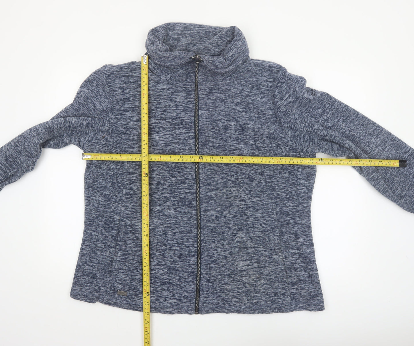 Regatta Women's Blue Fleece Full Zip Jacket UK 20 Outdoor Style