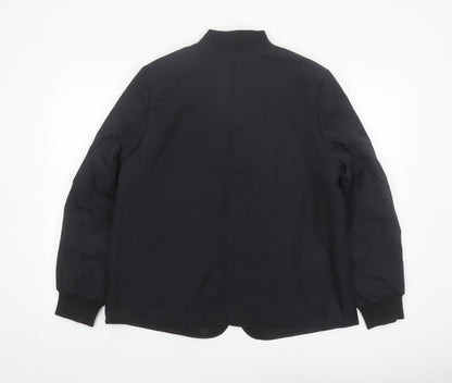 Marks and Spencer Women's Black Bomber Jacket Size 14 Stormwear