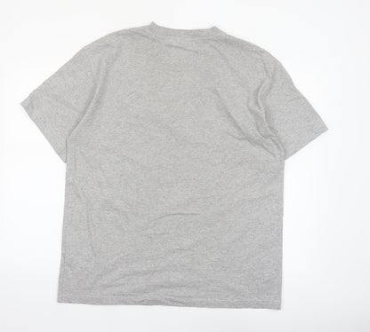 Dickies Men's Grey Crew Neck Short Sleeve T-Shirt Size L