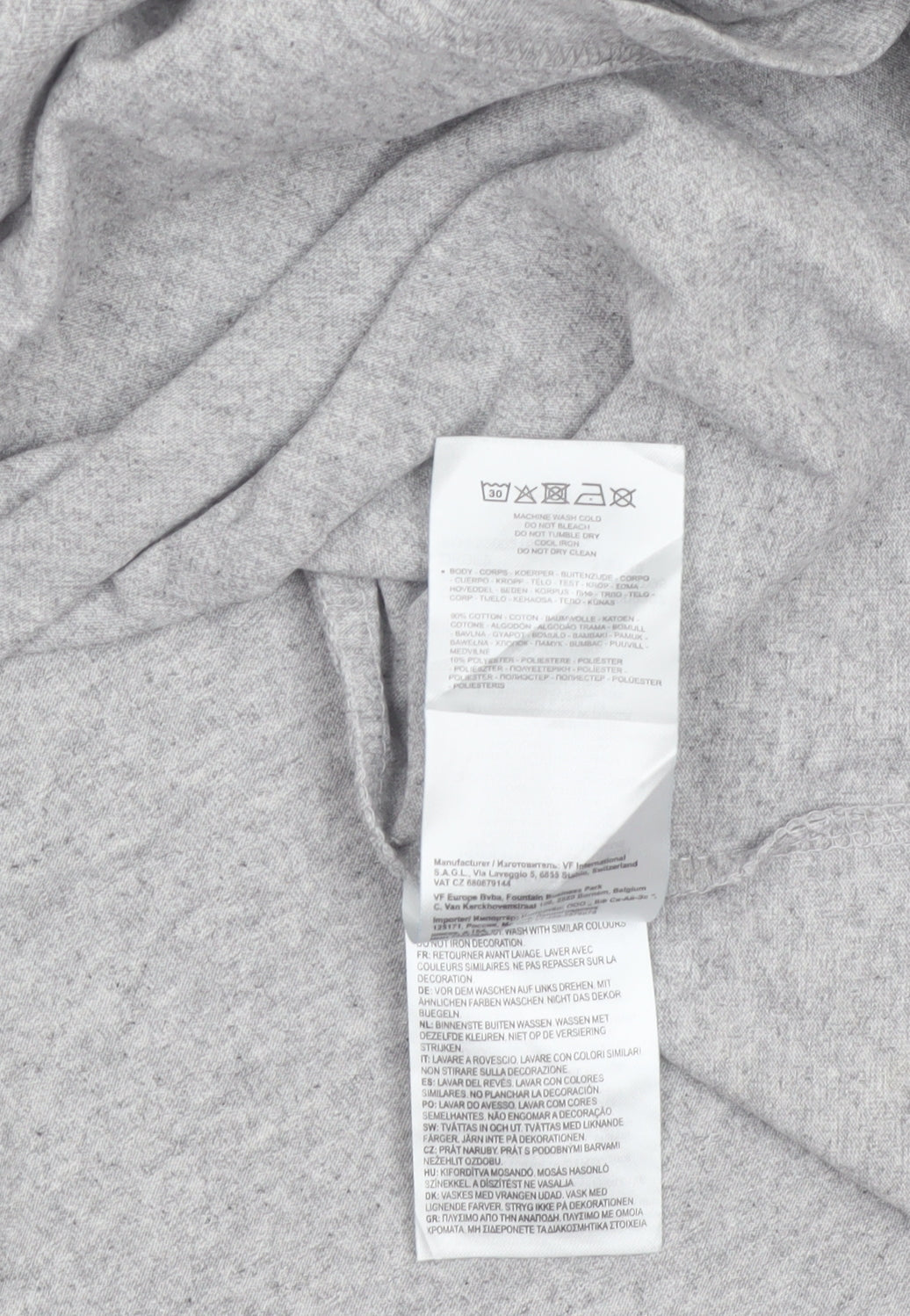 Dickies Men's Grey Crew Neck Short Sleeve T-Shirt Size L