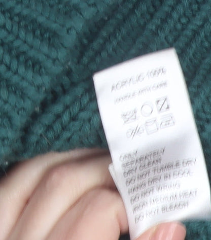 5252 BY O!Oi Women’s Multicoloured Cable-Knit V-Neck Jumper One Size