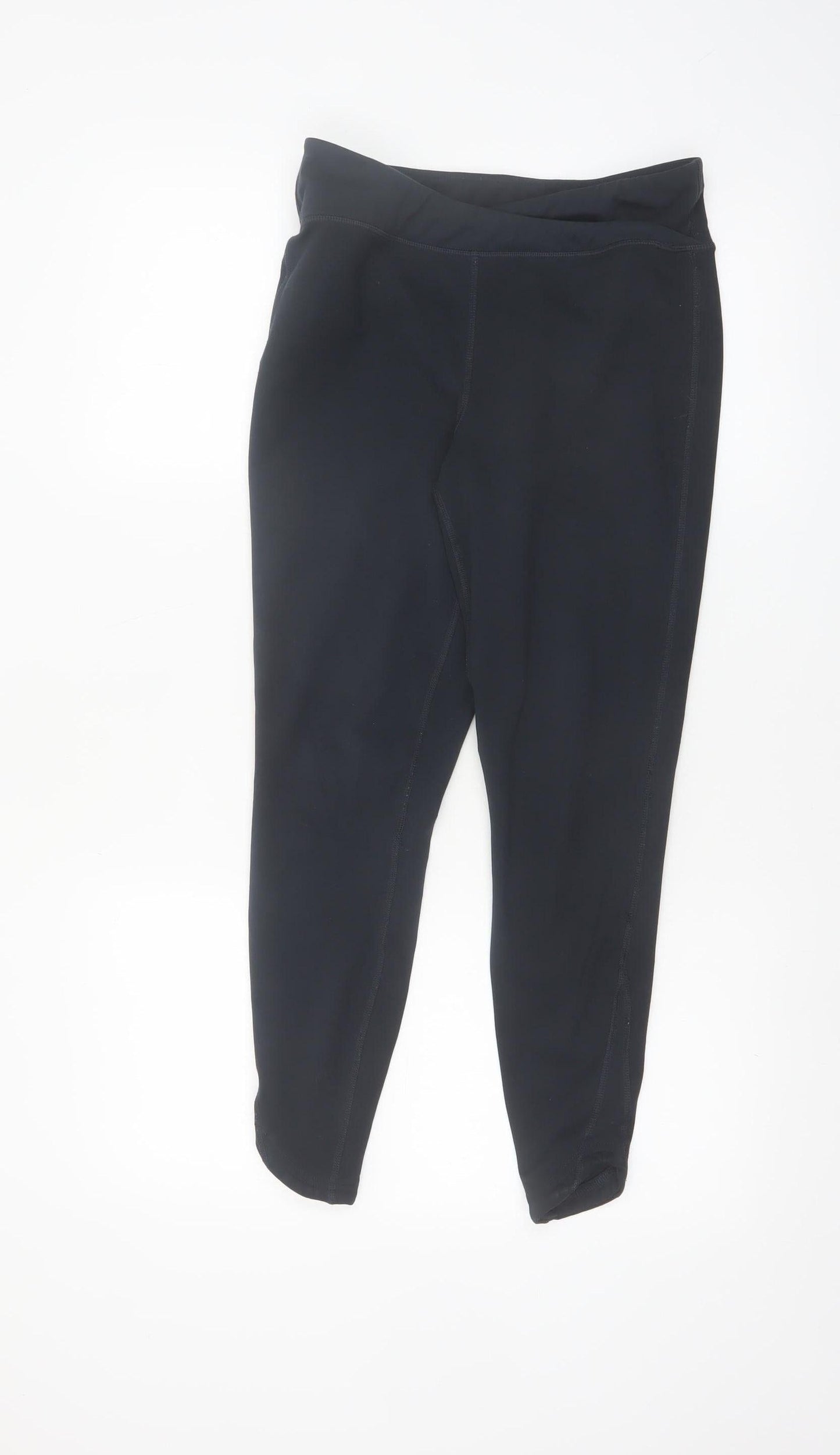 Dunnes Stores Women’s Black Ankle Leggings Size 14 Stretch Activewear