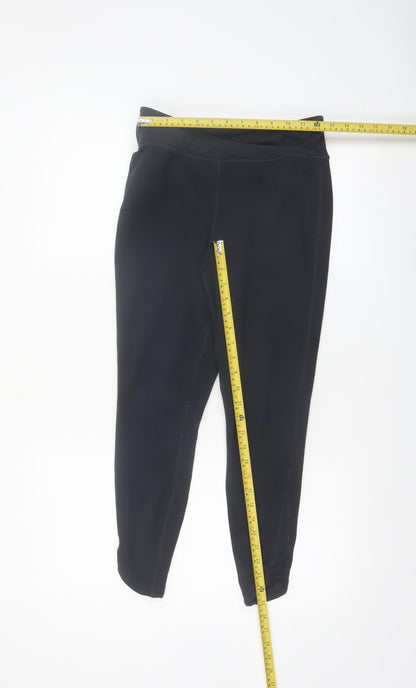 Dunnes Stores Women’s Black Ankle Leggings Size 14 Stretch Activewear