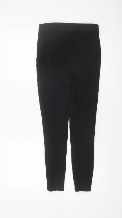 River Island Women’s Black Size 10 Leggings Skinny Fit Stretch Trousers