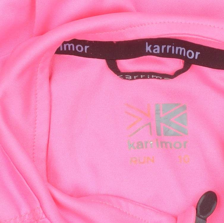 Karrimor Women's Pink Long Sleeve Running Top Size 10