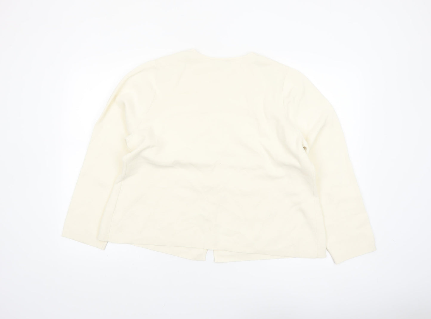 Marks and Spencer Women’s Ivory V-Neck Button Cardigan L