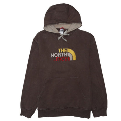 The North Face Men's Brown XL Pullover Hoodie Embroidered Logo