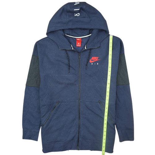 Nike Air Men's Blue Full Zip Hoodie Size L Sports Fleece