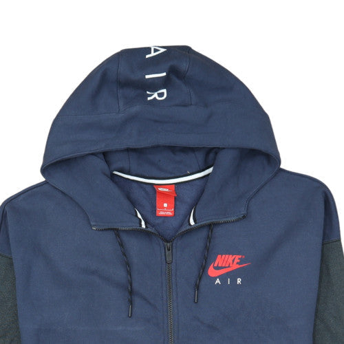 Nike Air Men's Blue Full Zip Hoodie Size L Sports Fleece