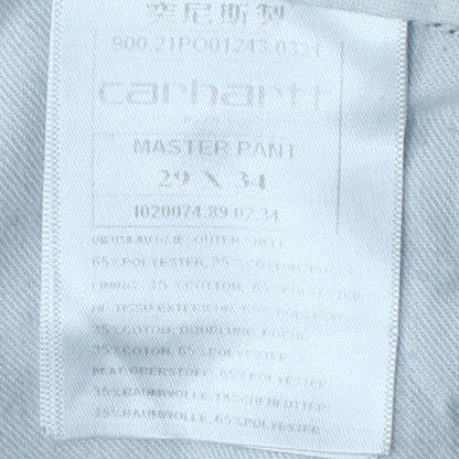 Carhartt Men's Black 29x34 Master Chino Workwear Trousers