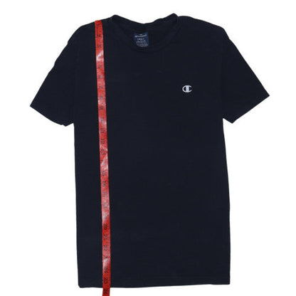 Champion Men's Black Small Crew Neck Short Sleeve T-Shirt